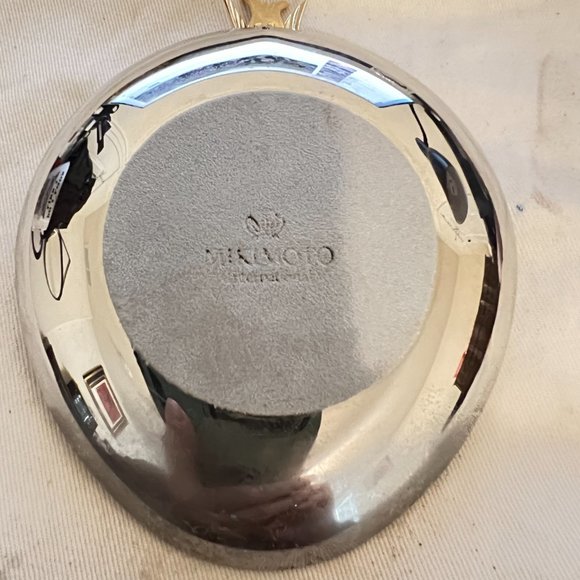 $999 Authentic MIKIMOTO 1999 Limited Edition Pearl Silver Tone Jewelry Tray - Picture 3 of 11